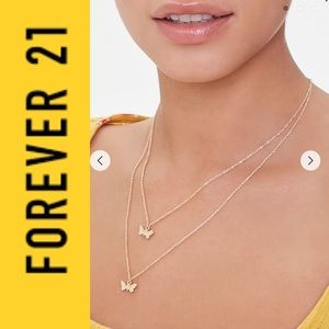 Forever 21 butterfly necklace